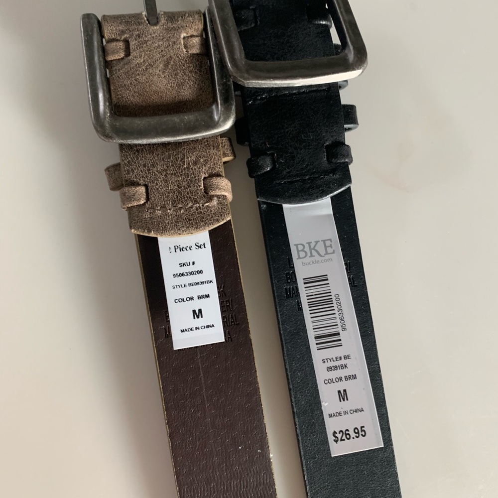NWT!! 2 belts size M